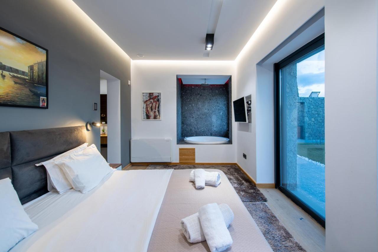 Villa BLUELINE Alykes Potamou Esterno foto